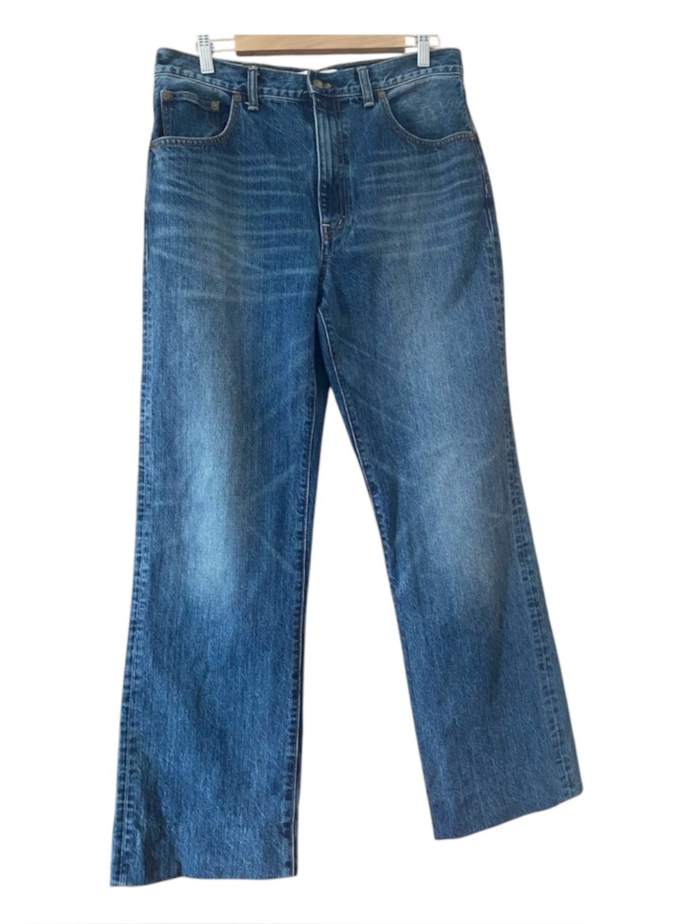 Alexa Chung x Madewell Dream Jean Croswell Wash High Rise Wide Leg Jeans 29